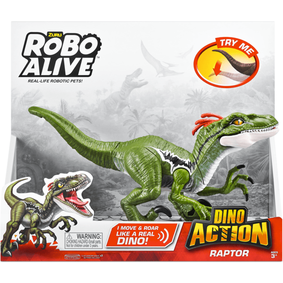 Robo Alive Dino Action Raptor S1 193052037923