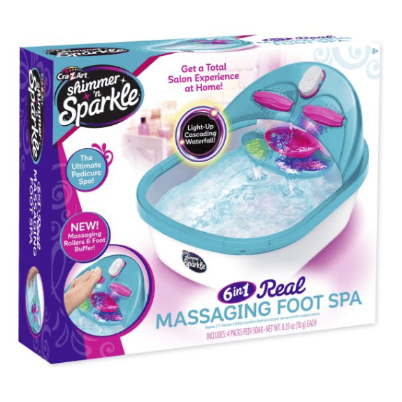 Shimmer 'n Sparkle 6-in-1 Foot Spa 884920175808
