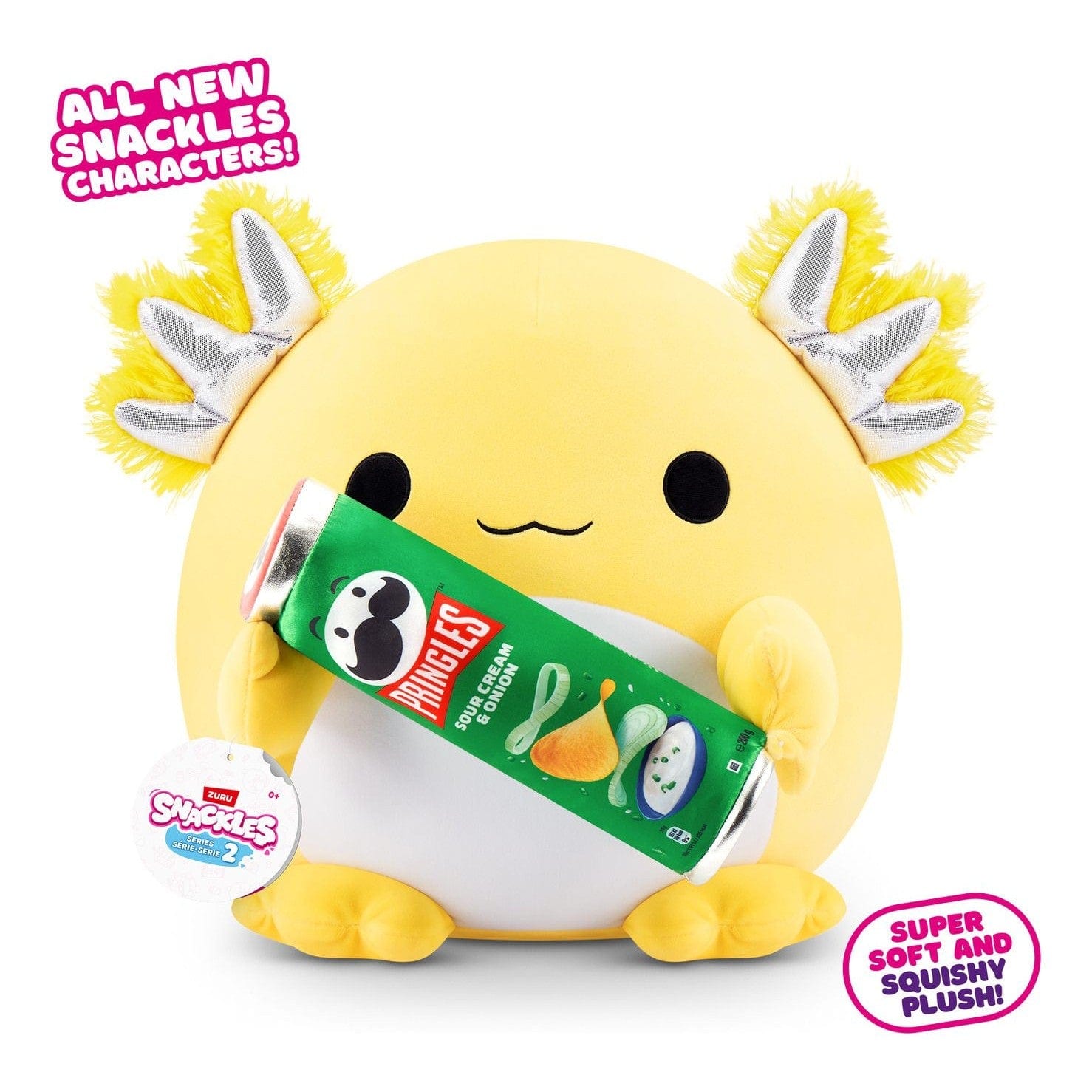 Snackles 14in Plush - Axolotl & Pringles (SC) 193052070272