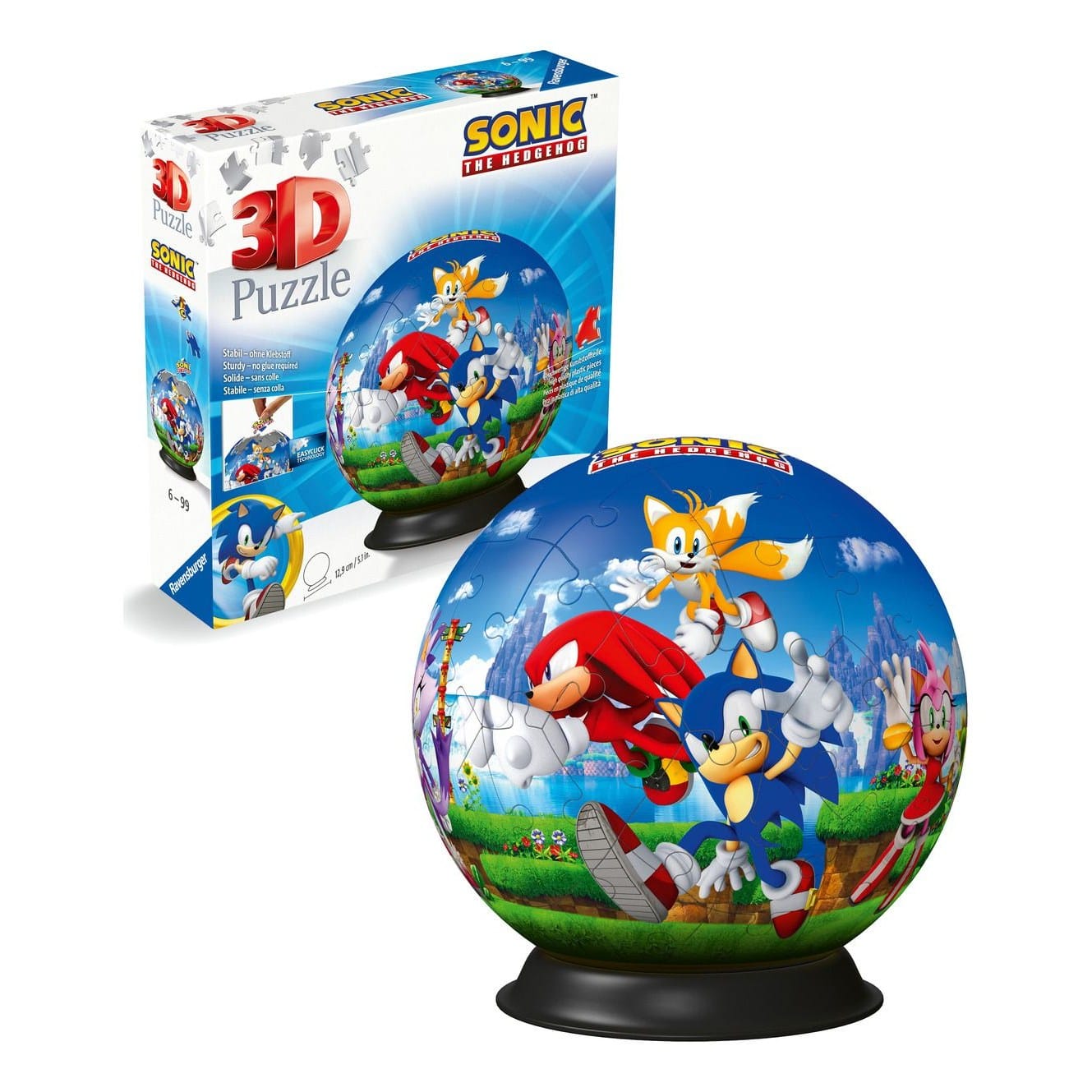 Sonic the Hedgehog 3D Puzzle Ball 72pc 4005556115921