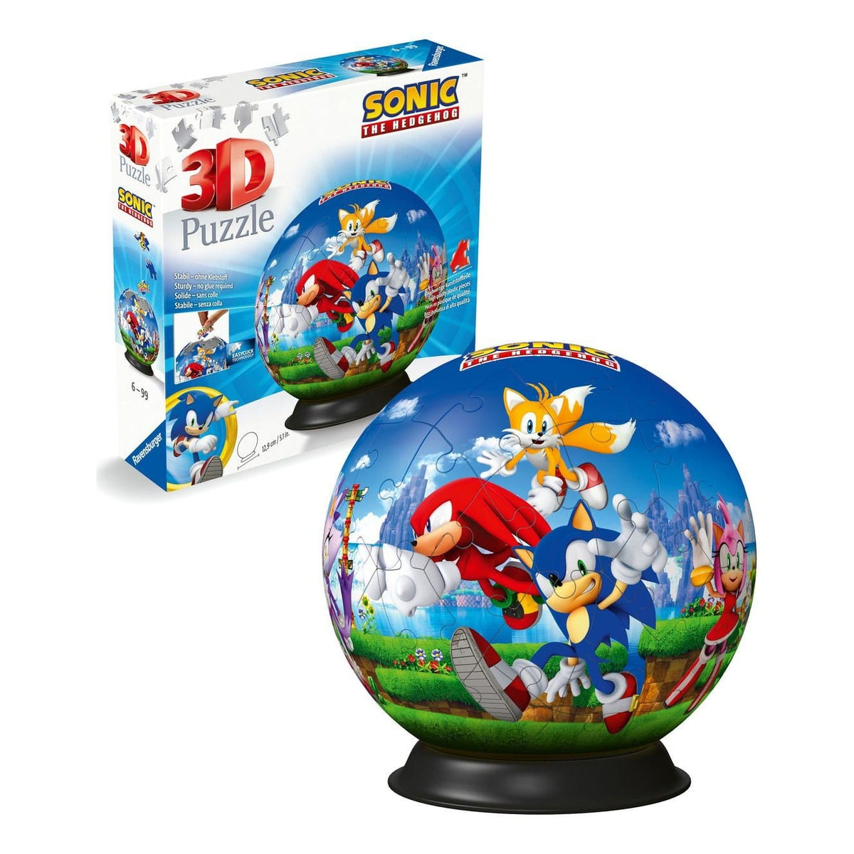 Sonic the Hedgehog 3D Puzzle Ball 72pc 4005556115921