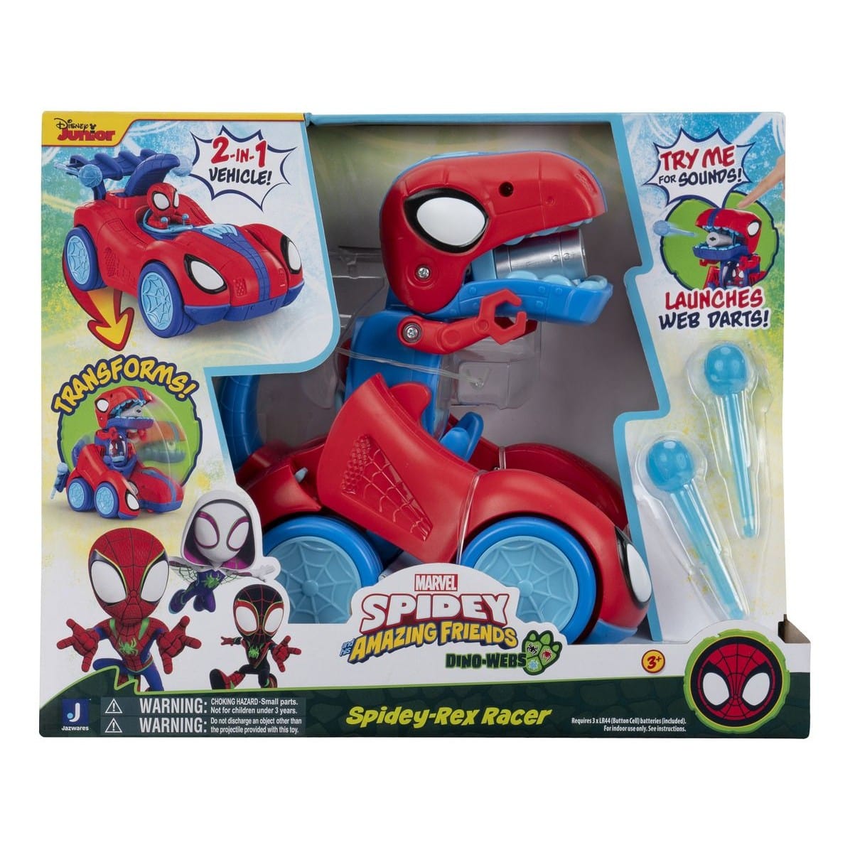 Spidey - Spidey-Rex Racer Feature Vehicle 191726763307