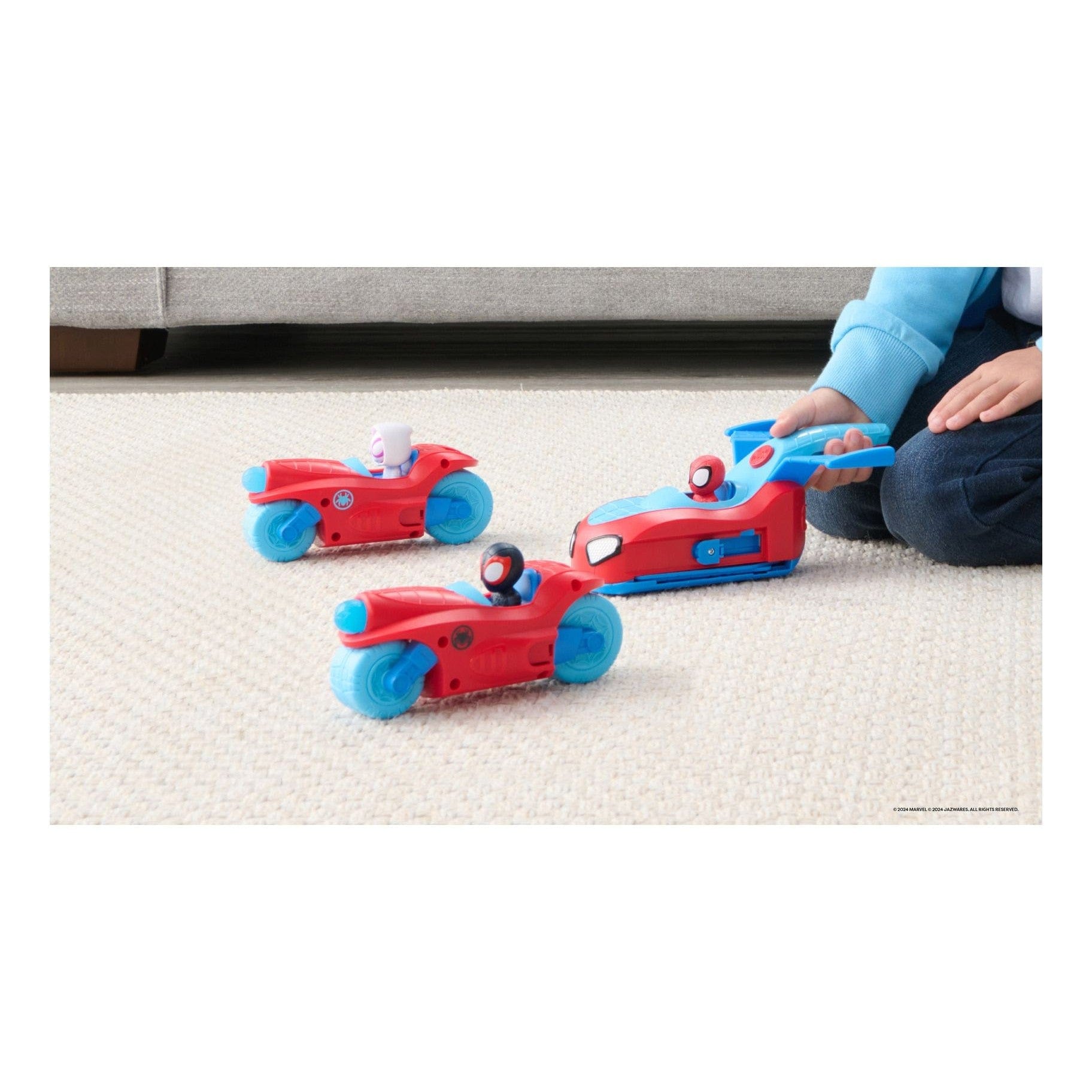 Spidey - Split Racer Deluxe Feature Vehicle 191726723653
