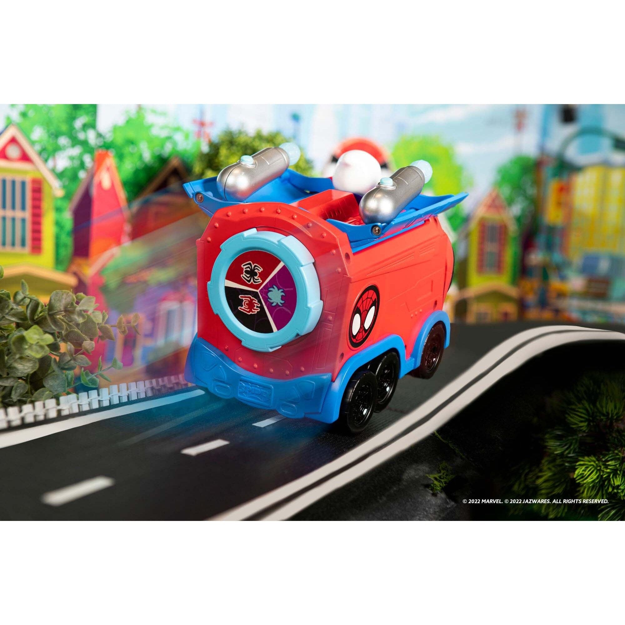 Spidey - Web Spinning Hauler Dlx Feat Vehicle 191726429012