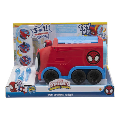 Spidey - Web Spinning Hauler Dlx Feat Vehicle 191726429012