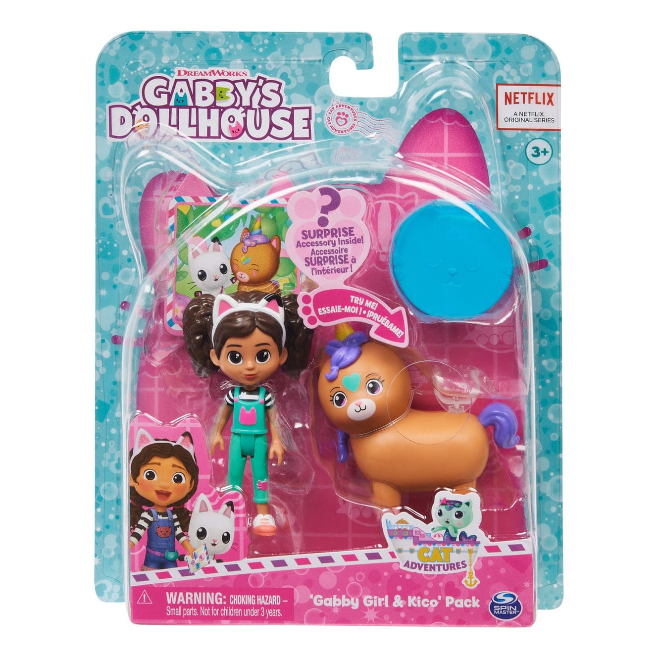 Spin Master Gabby's Dollhouse Gabby Girl and Kico Plush Toy 778988600139