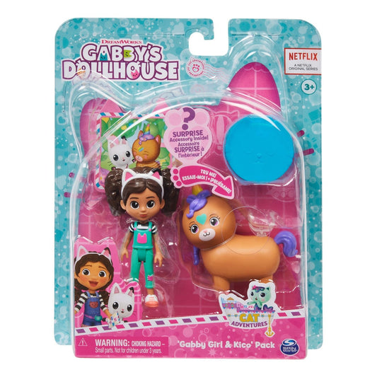 Spin Master Gabby's Dollhouse Gabby Girl and Kico Plush Toy 778988600139