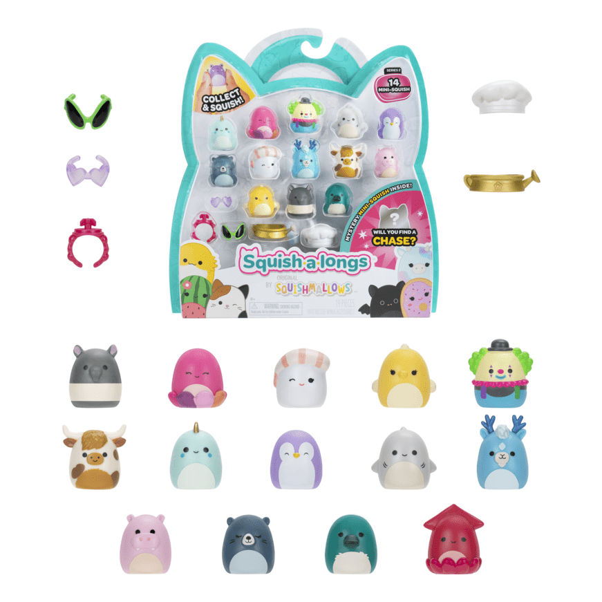 * Squishalongs - 14 Pack (Style 1) W2