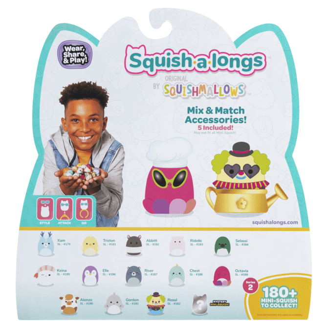 * Squishalongs - 14 Pack (Style 1) W2