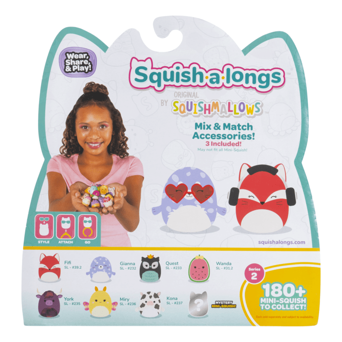 * Squishalongs - 8 Pack (Style 4) W2