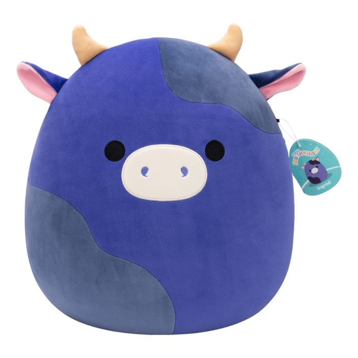 * Squishmallows - 16in Ingred the Dark Purple Cow