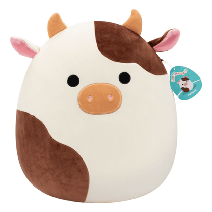 * Squishmallows - 16in Ronnie the Cream&Brown Cow