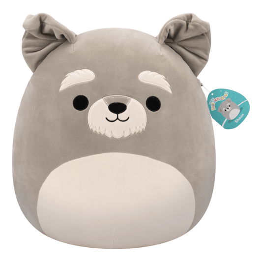 * Squishmallows - 16in Shaun the Grey Schnauzer