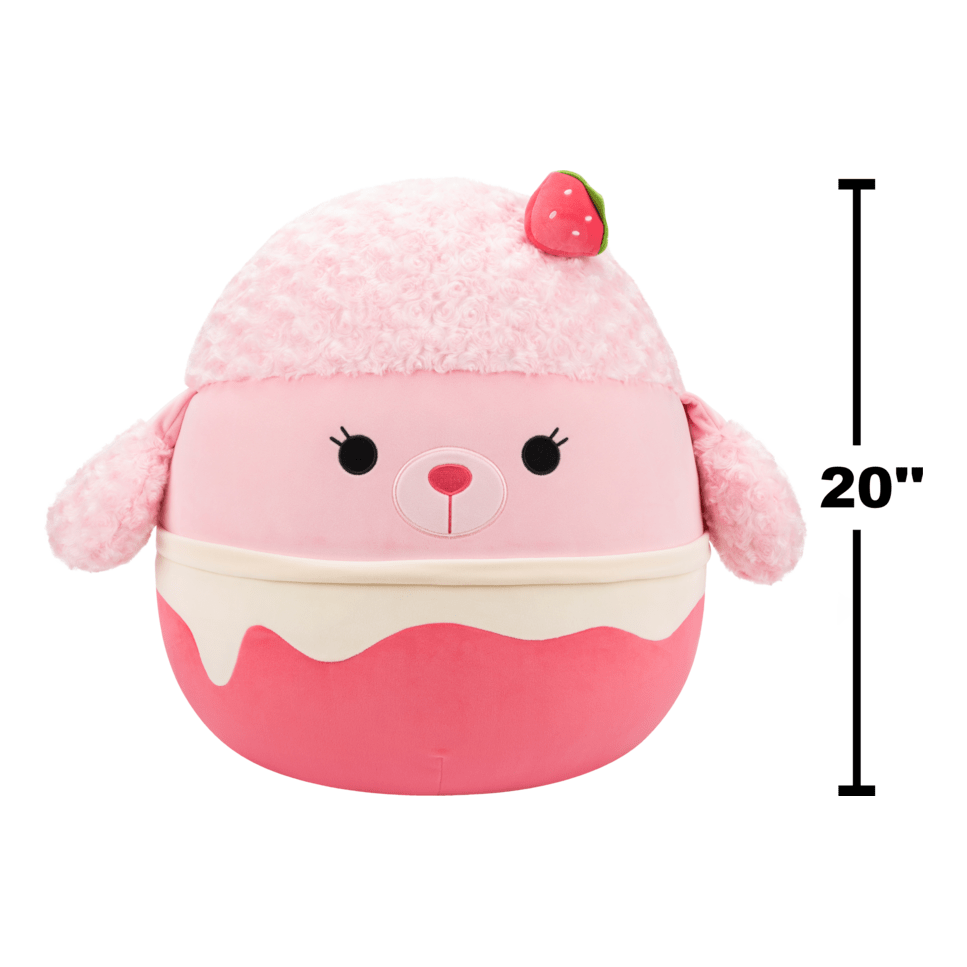 * Squishmallows - 20in Chloe the Strawberry Poodle
