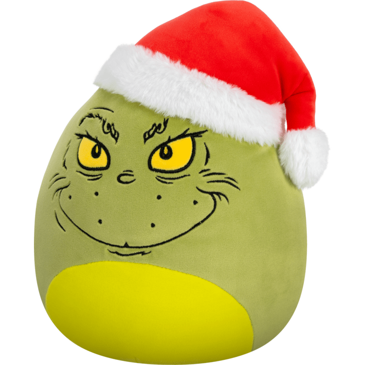 Squishmallows - 8in Grinch in Santa Hat 191726807308