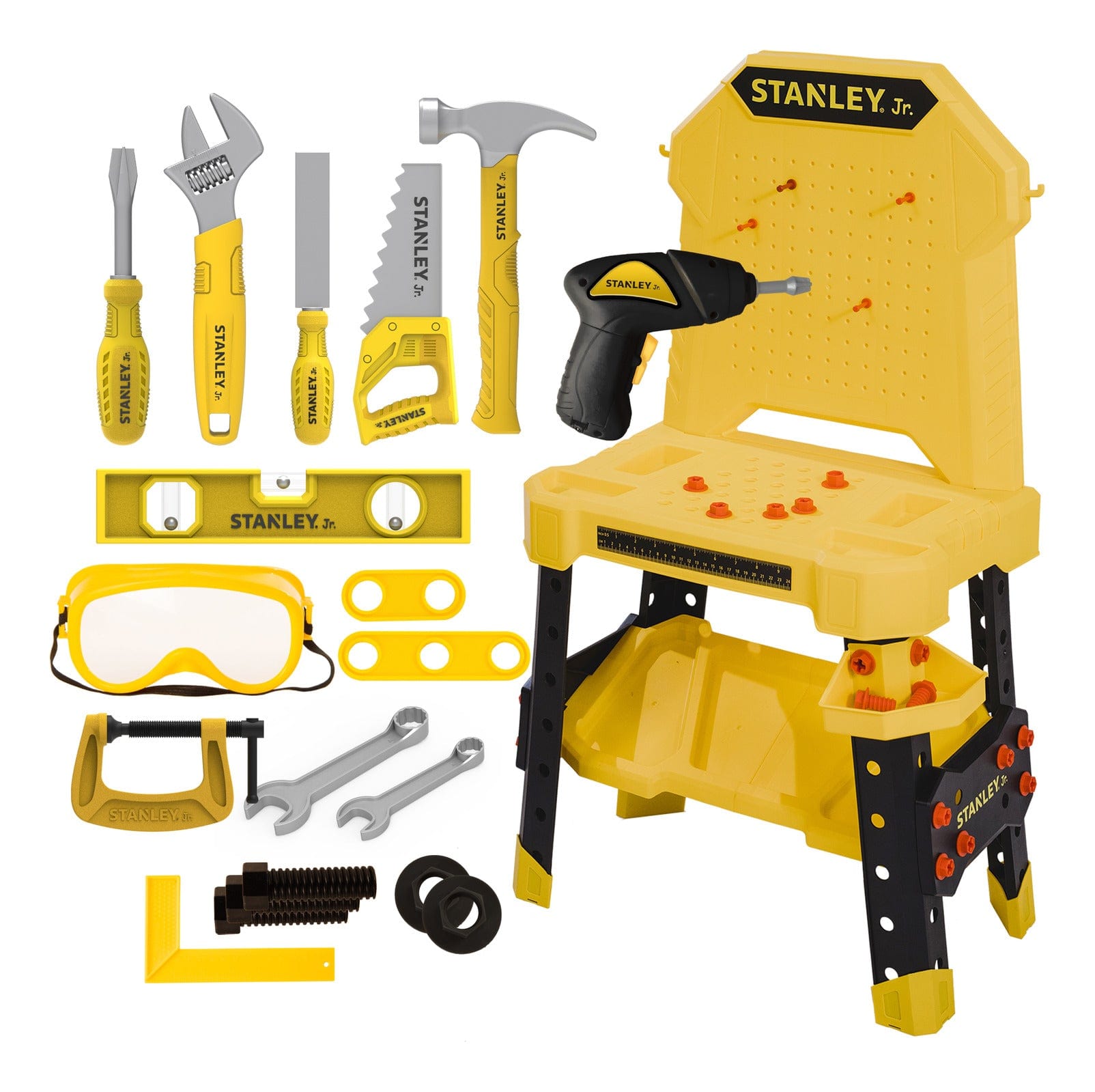 Stanley Jr. Pretend Play WorkbenchDrill & Toolset