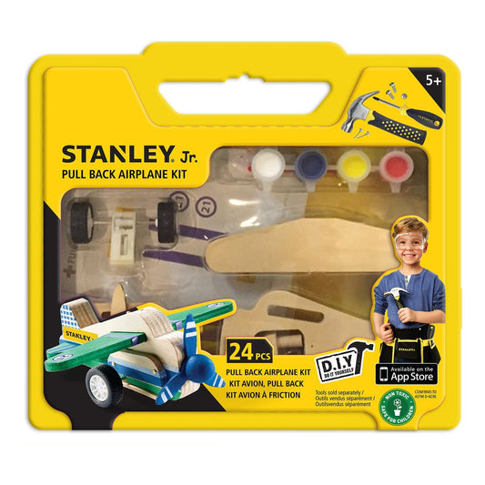 Stanley Jr. Pull Back Airplane Kit