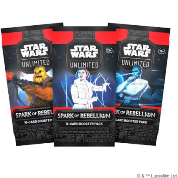 Star Wars: Unlimited Spark of Rebellion Booster Pack (1 Selected at random)