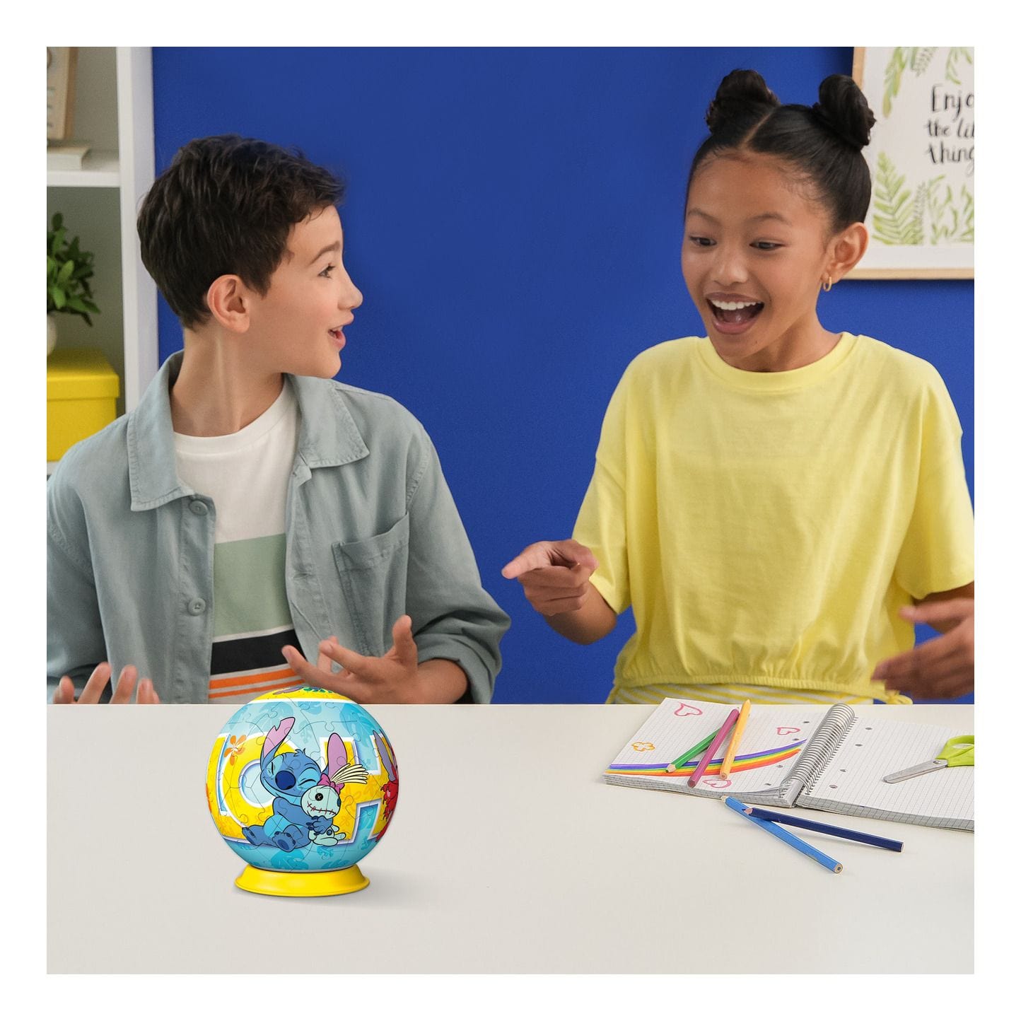 * Stitch 3D Puzzle Ball 72pc
