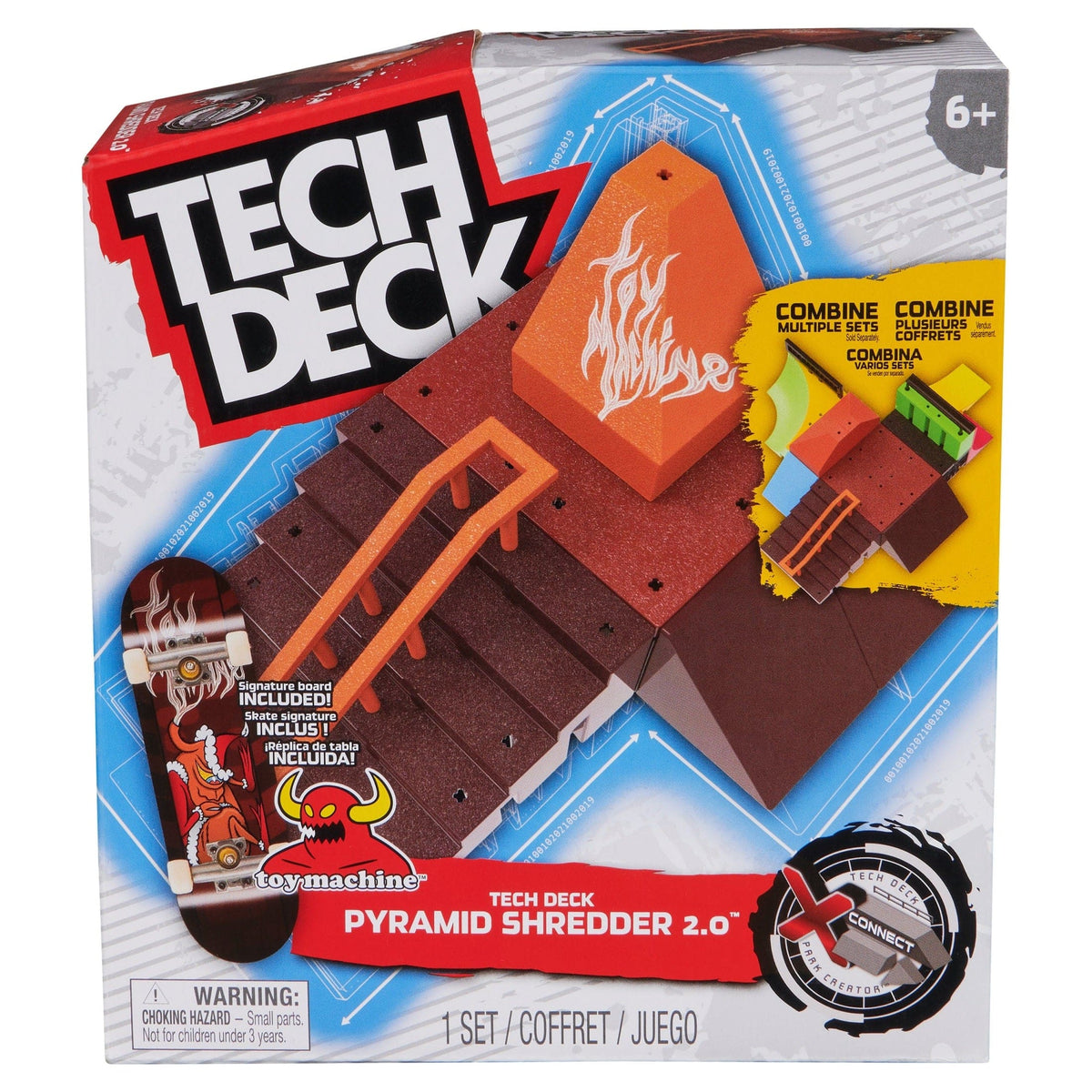 Tech Deck X-Connect Toy Machine Pyramid Shredder Playset 681147022577