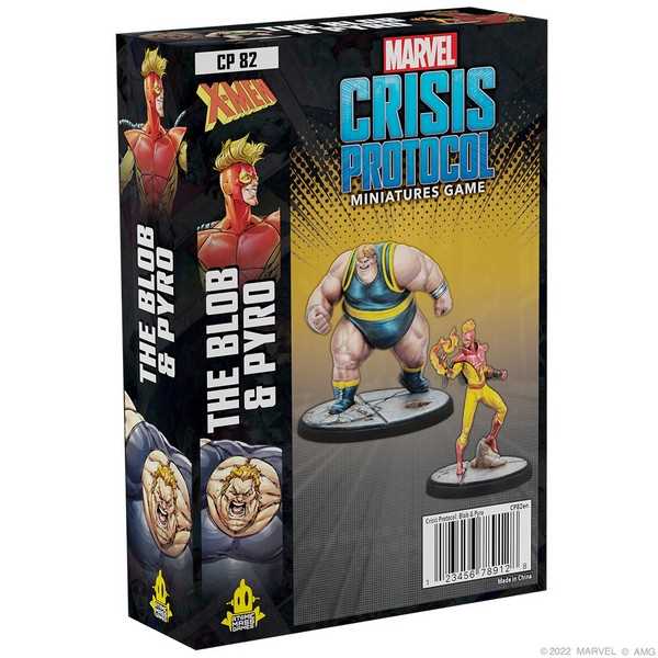 The Blob & Pyro: Marvel Crisis Protocol 841333119089