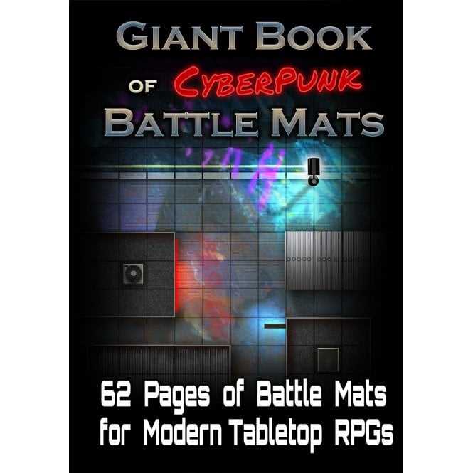 The Giant Book of Cyberpunk Battle Mats 9781912803125
