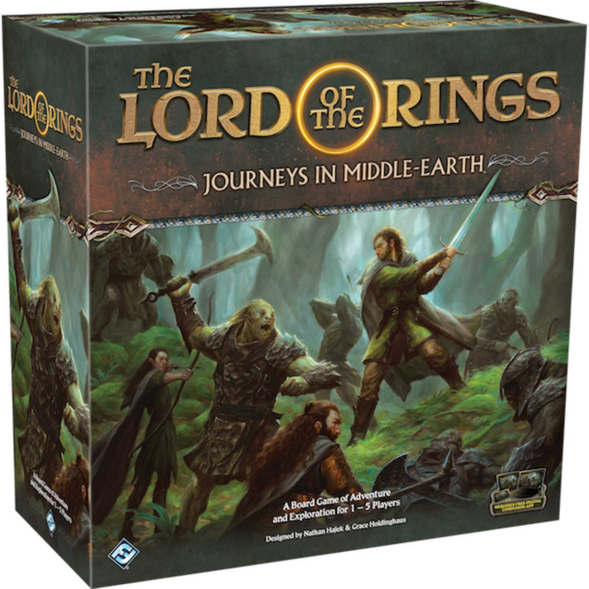 The Lord of the Rings: Journeys in Middle-Earth Board Game 841333107086