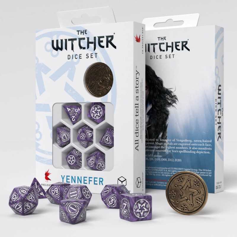 The Witcher Dice Set Yennefer Lilac and Gooseberries 5907699496051