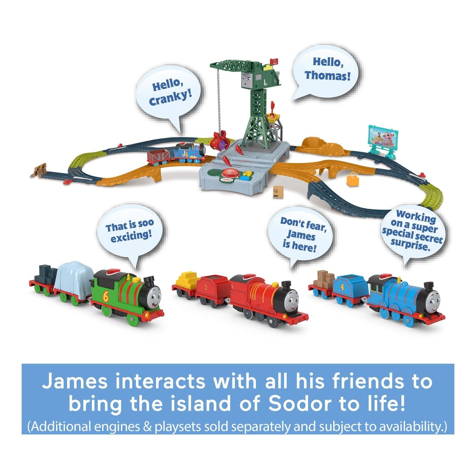 Thomas & Friends Motorised Talking James 194735223824