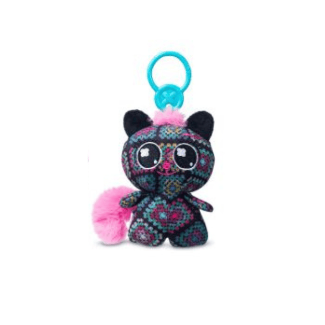 Threadz - Petit Clip-On Plush - Black/Pink Tail 885561800937