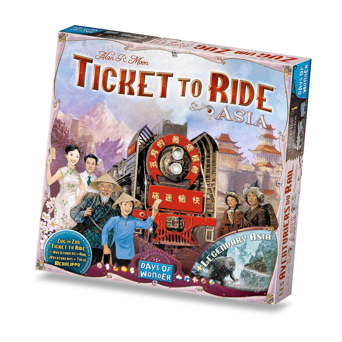 Ticket To Ride Asia: Map Collection 824968117736