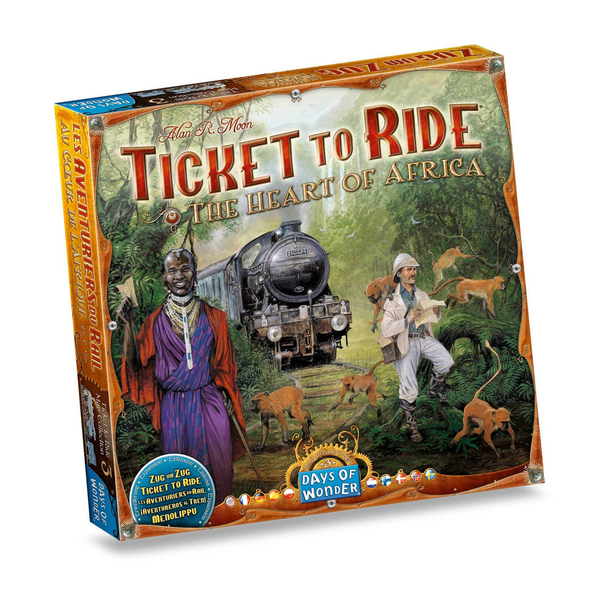 Ticket To Ride Heart of Africa Map Collection Vol 3 824968817742