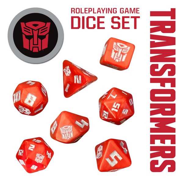 Transformers RPG: Dice Set 810011723801