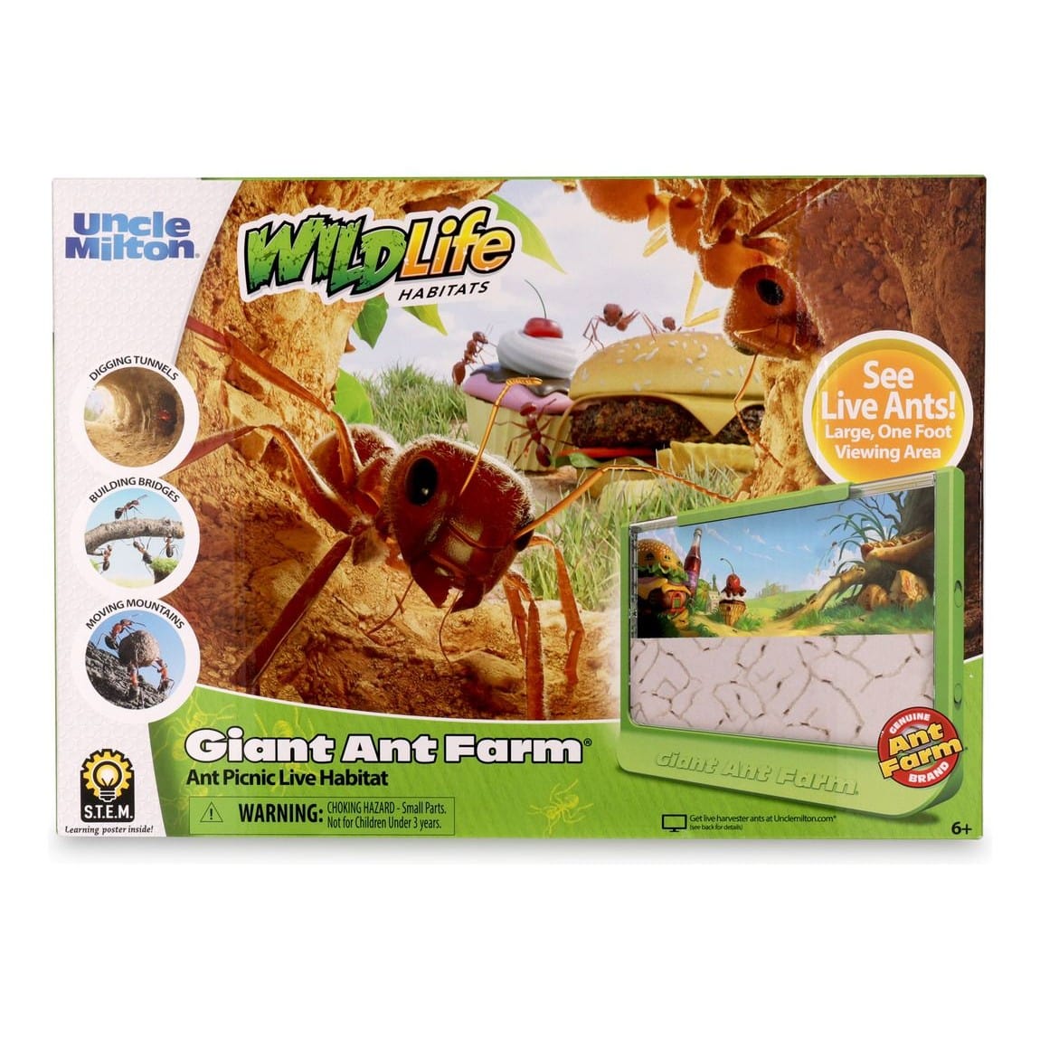 * Uncle Milton Giant Ant Farm 042499000567