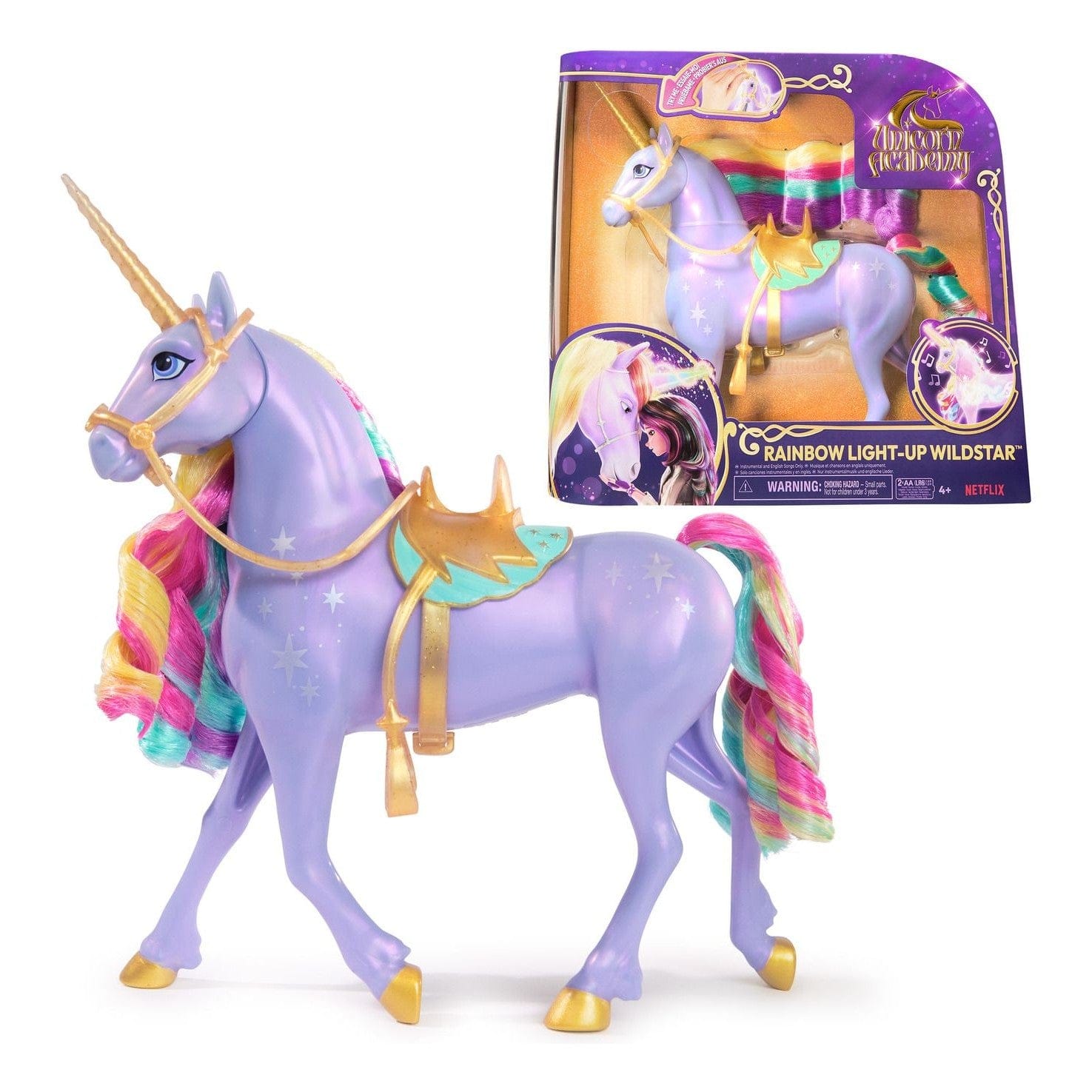Unicorn Academy Rainbow Light-Up Wildstar 681147036246