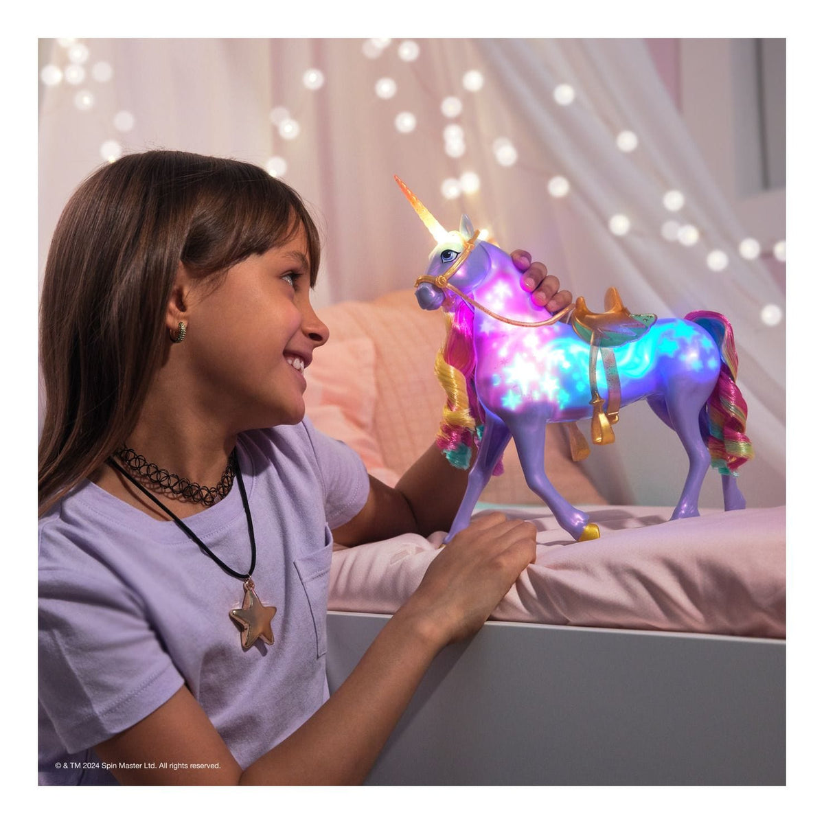 Unicorn Academy Rainbow Light-Up Wildstar 681147036246