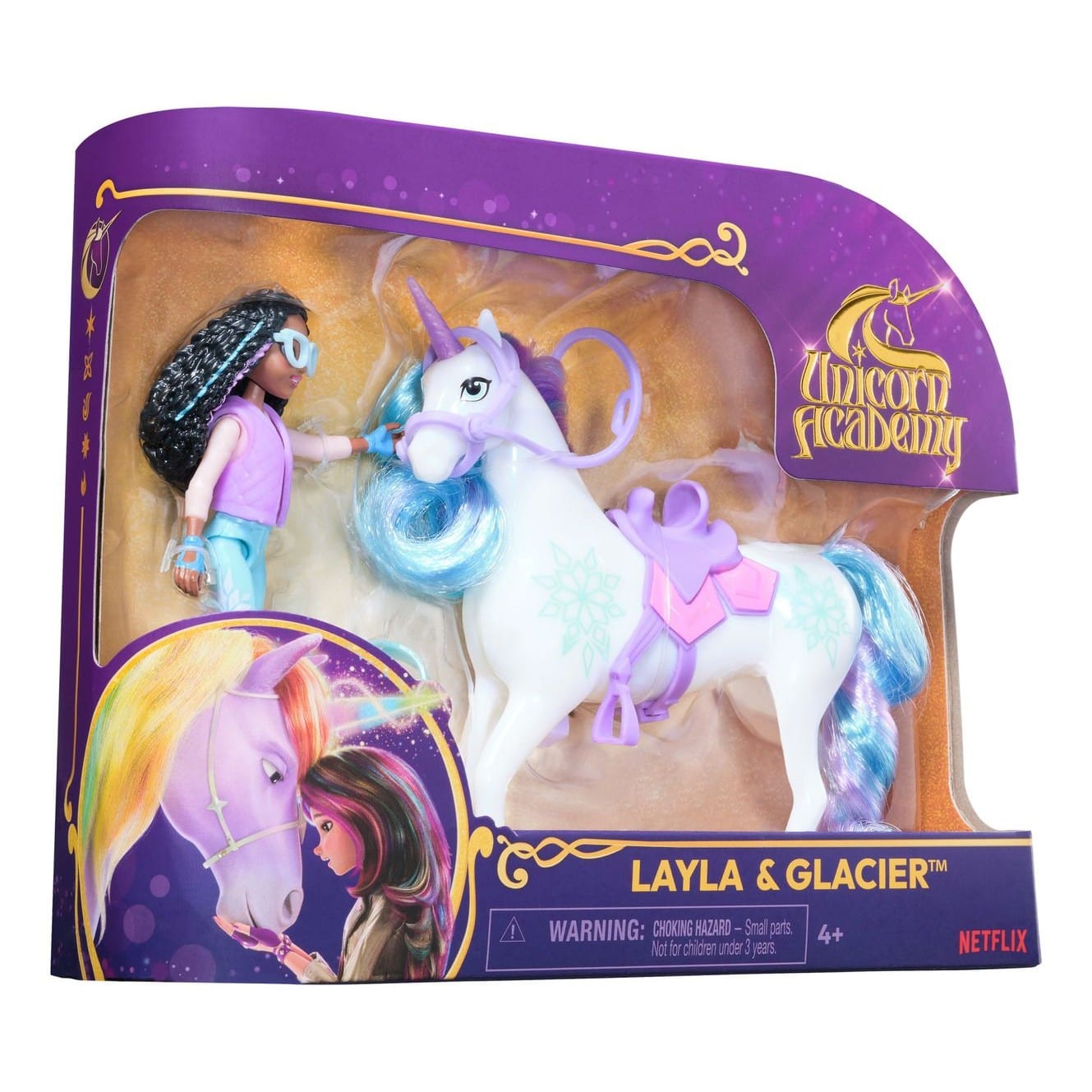 Unicorn Academy Small Doll Layla & Glacier 778988461969