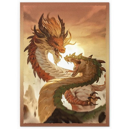 UNIT Dragon Shield Wood Snake 2025 Matte Dual Art Sleeves - Standard Size (100) 5706569121266