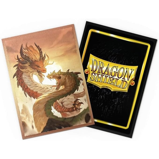 UNIT Dragon Shield Wood Snake 2025 Matte Dual Art Sleeves - Standard Size (100) 5706569121266