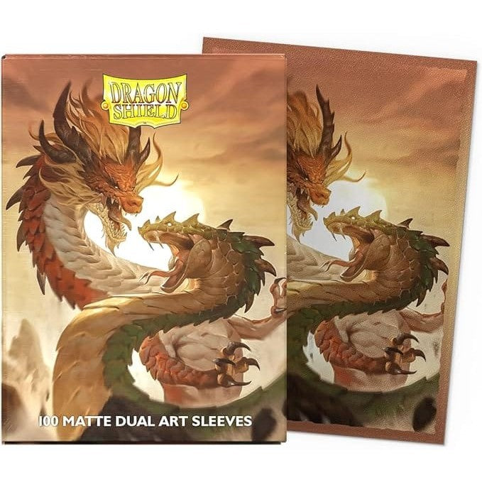 UNIT Dragon Shield Wood Snake 2025 Matte Dual Art Sleeves - Standard Size (100) 5706569121266
