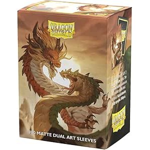 UNIT Dragon Shield Wood Snake 2025 Matte Dual Art Sleeves - Standard Size (100) 5706569121266
