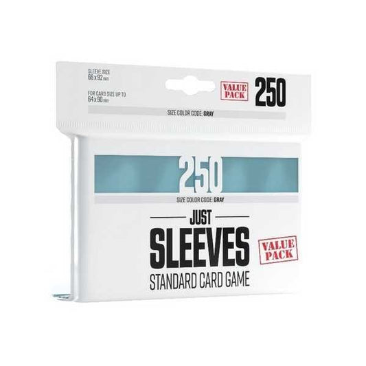 UNIT Gamegenic Just Sleeves: Standard Card Game Value Pack: Clear (250 ct.) 4251715411377