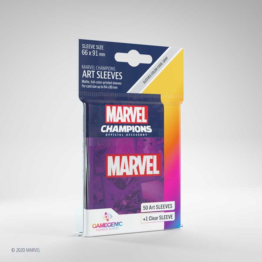 UNIT Gamegenic Marvel Champions Art Sleeves- Marvel Purple (50 ct.) 4251715409794