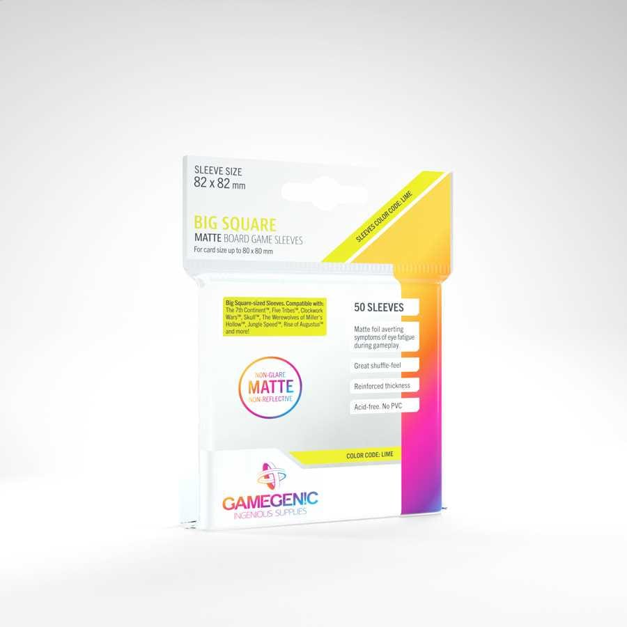 UNIT Gamegenic MATTE Big Square- Sized Sleeves 82 x 82 mm (50 ct.) 4251715403037
