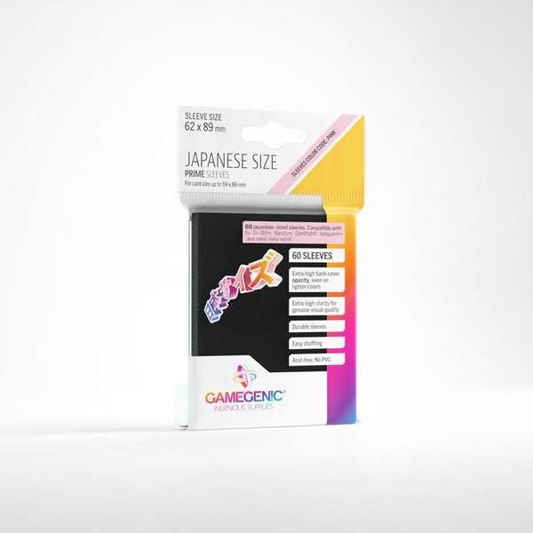 UNIT Gamegenic Prime Japanese Sized Sleeves Black (60 ct.) 4251715411544
