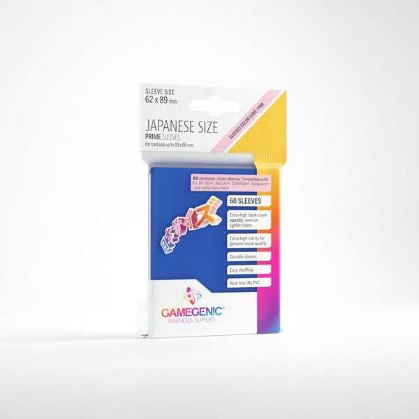 UNIT Gamegenic Prime Japanese Sized Sleeves Blue (60 ct.) 4251715411551