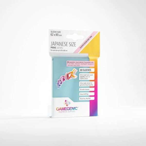 UNIT Gamegenic Prime Japanese Sized Sleeves Clear (60 ct.) 4251715411650