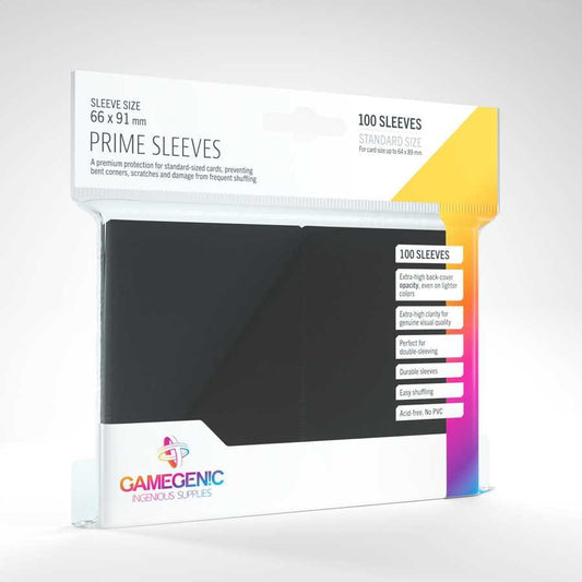 UNIT Gamegenic Prime Sleeves Black (100 ct.) 4251715402191