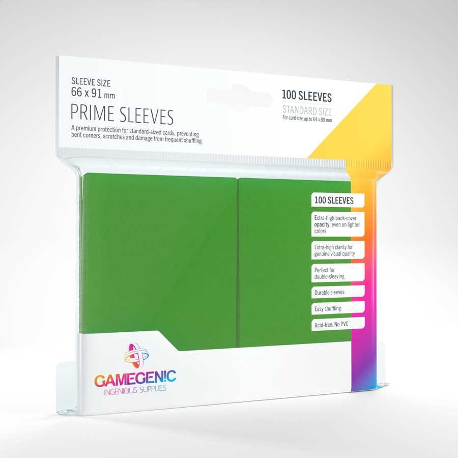 UNIT Gamegenic Prime Sleeves Green (100 ct.) 4251715402214