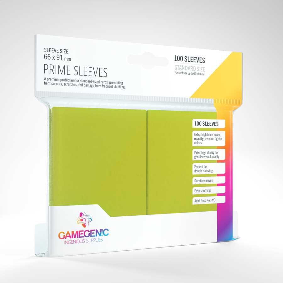 UNIT Gamegenic Prime Sleeves Lime (100 ct.) 4251715402276